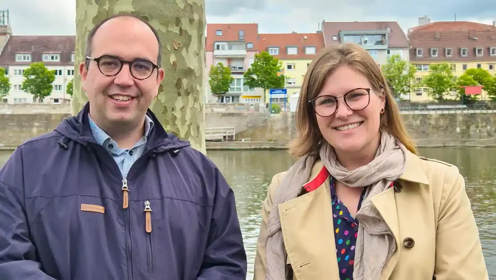 Studienleiter des Theologischen Studienjahrs in Jerusalem, Friedericke Eichhorn-Remmel und Danile Remmel - Katholikentag in Würzburg 2026