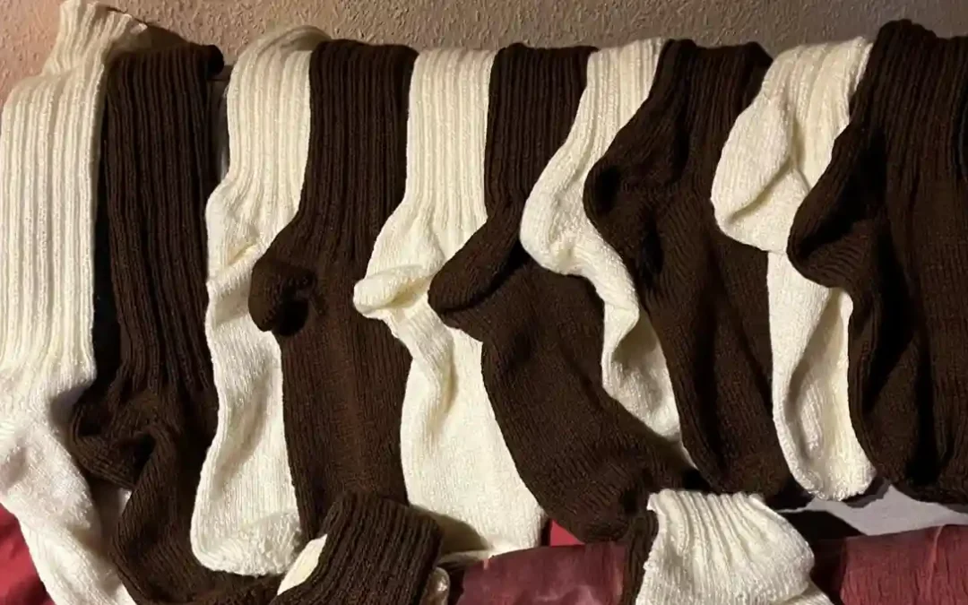 Socken stricken fürs Heilige Land